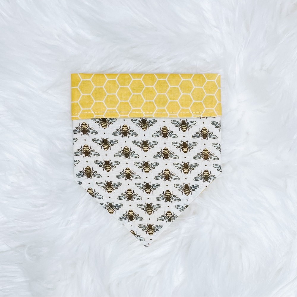 Bees summer dog OR cat bandana